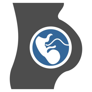 Gebelik düz simgesi