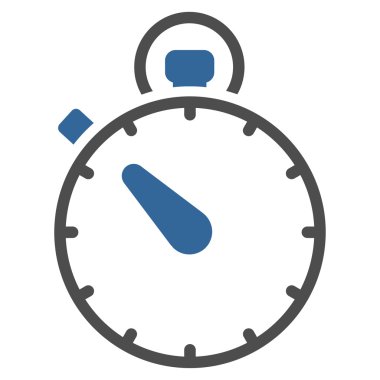 Stopwatch Düz Simgesi