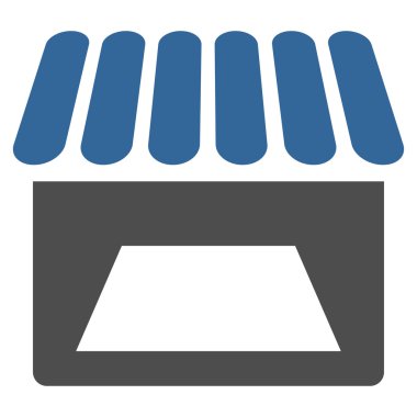 Mağaza düz simgesi