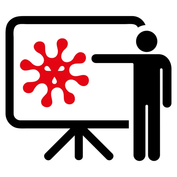 Virus rapportpictogram — Stockvector