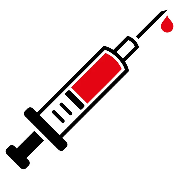 Vakcinázási lapos ikon — Stock Vector