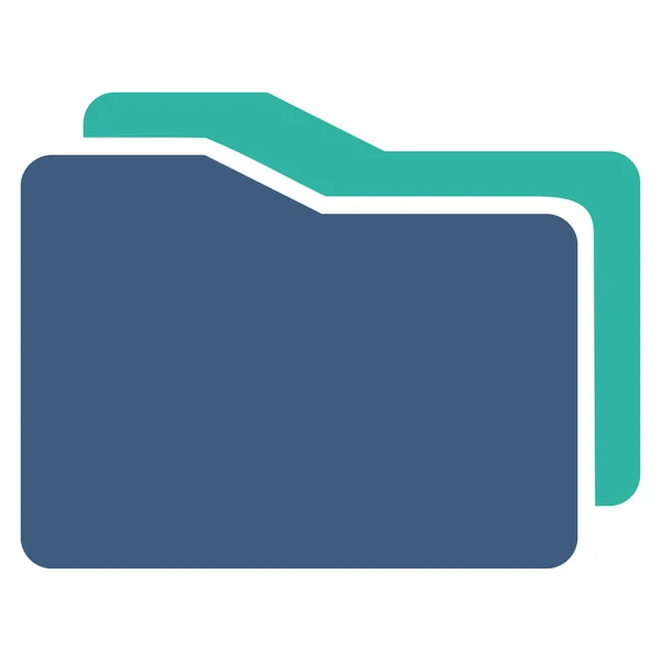 Folders Flat Icon — Stock Vector