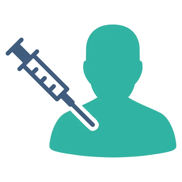 Patient Vaccination Icon — Stock Vector