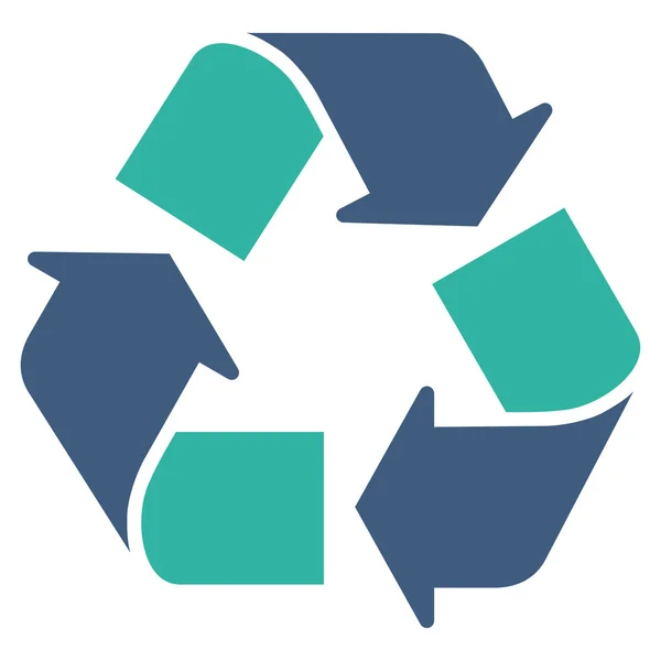 Recycle Flat Icon — Stock Vector