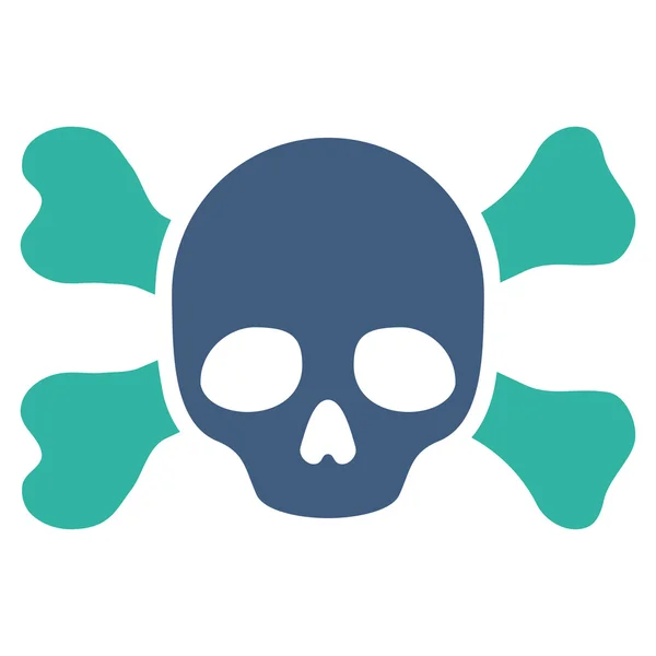 Skull And Bones Icon — Stock Vector