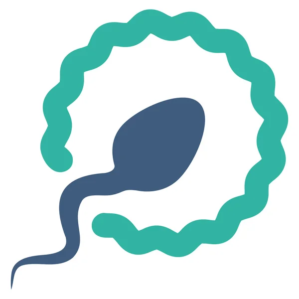 Sperm Penetration Icon — Stock Vector