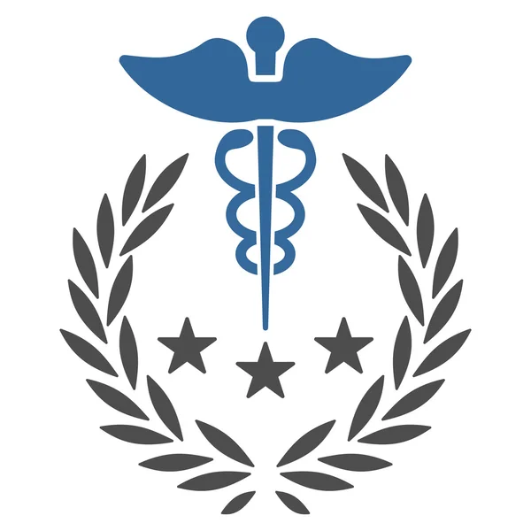 Ícone do logotipo caduceus — Vetor de Stock