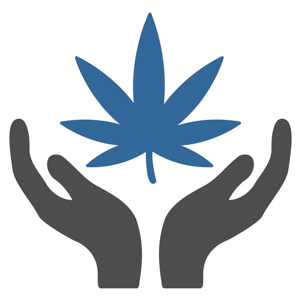 Icona per la cura della cannabis — Vettoriale Stock