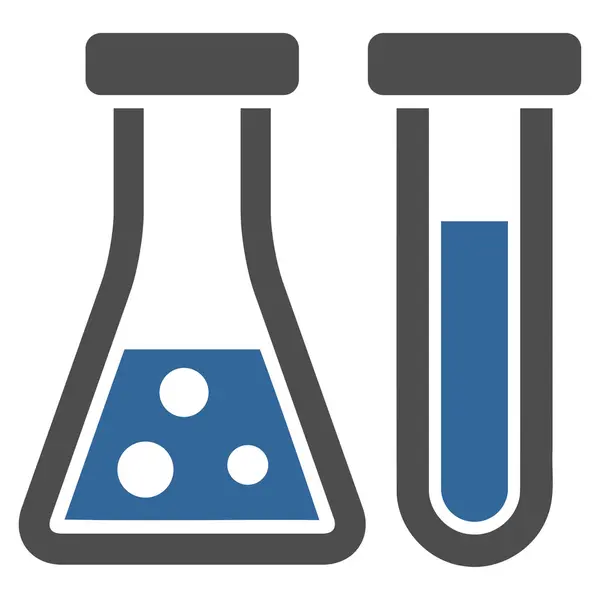 Επίπεδη εικονίδιο χημεία — Διανυσματικό Αρχείο