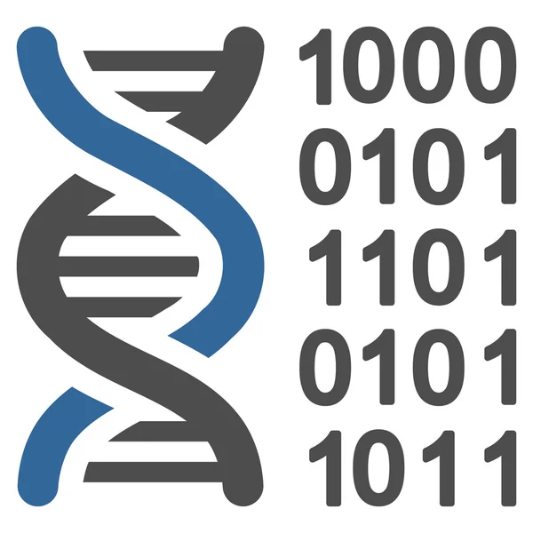 Icona codice genetico — Vettoriale Stock