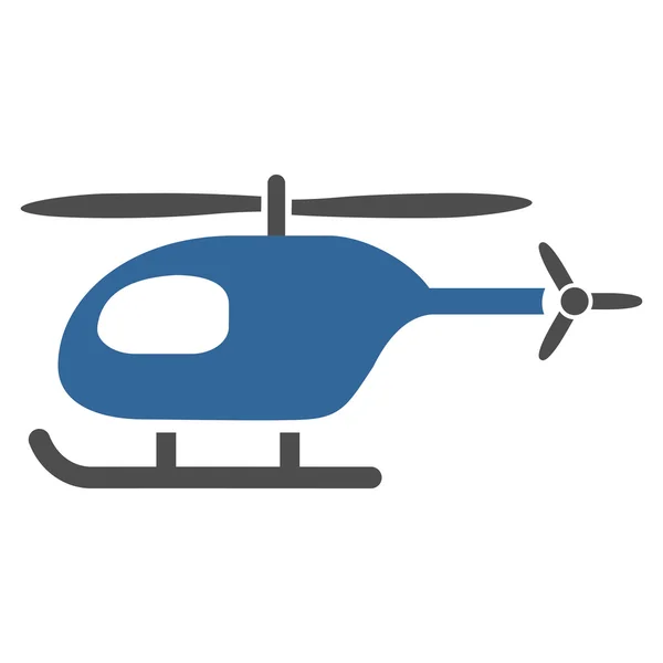 Helikopter lapos ikon — Stock Vector