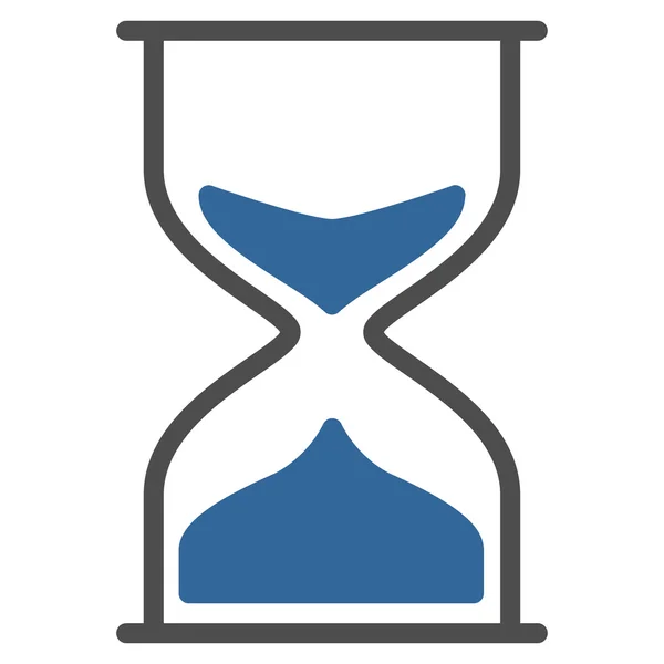 Plochý ikona přesýpacích hodin — Stockový vektor