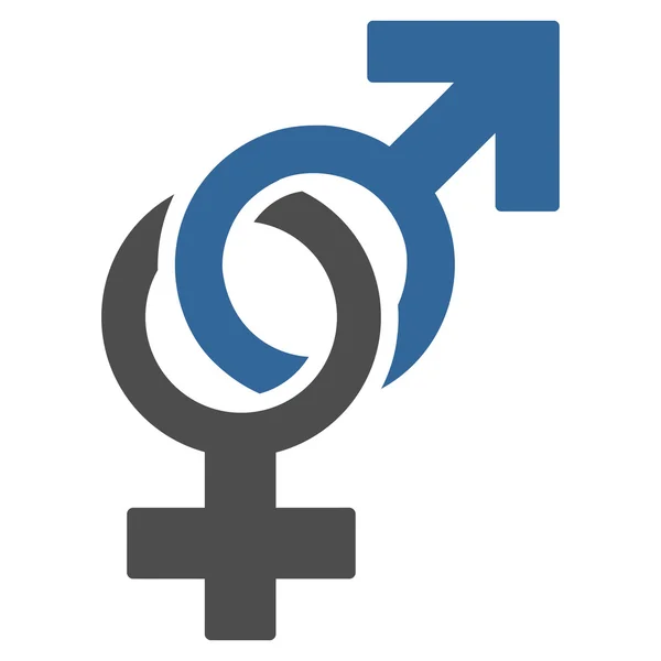 Symboles sexuels Icône — Image vectorielle