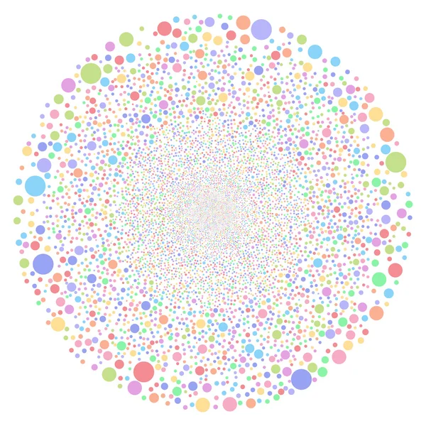 Sphère de cercle aléatoire — Image vectorielle