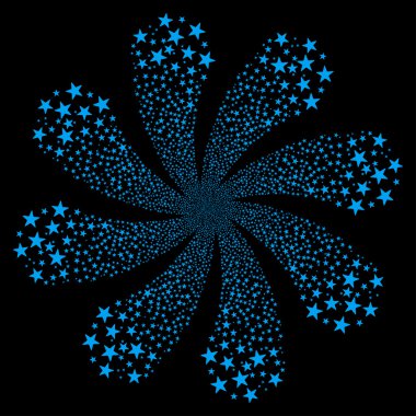 Yıldız Selam çiçek sekiz yaprakları ile