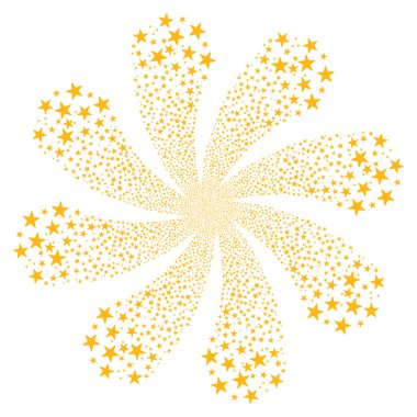 Yıldız Selam çiçek sekiz yaprakları ile