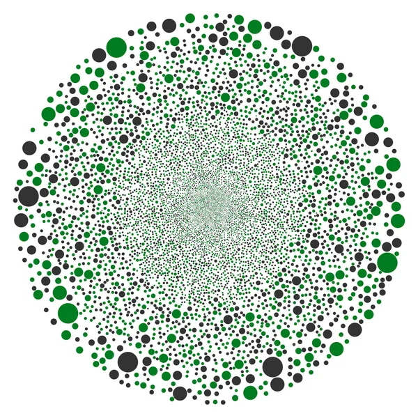 Esfera de círculo aleatorio — Vector de stock