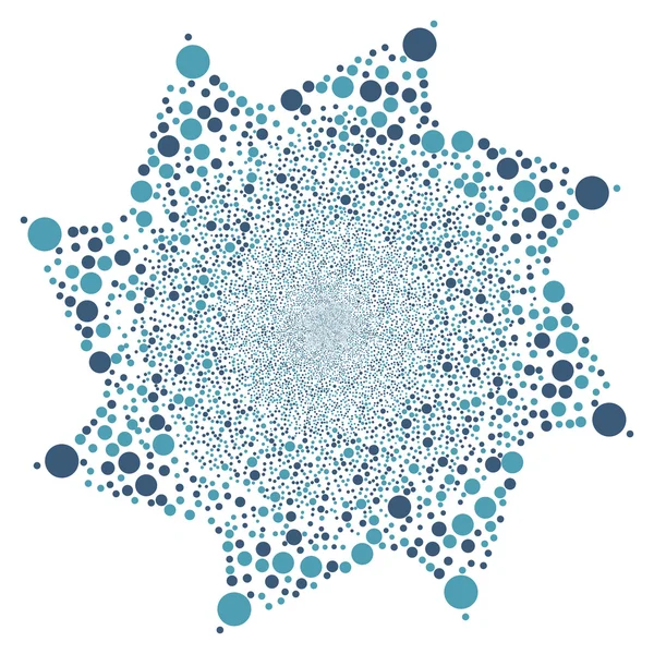 Bubble Salute Fleur — Image vectorielle