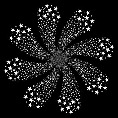 Yıldız Selam çiçek sekiz yaprakları ile