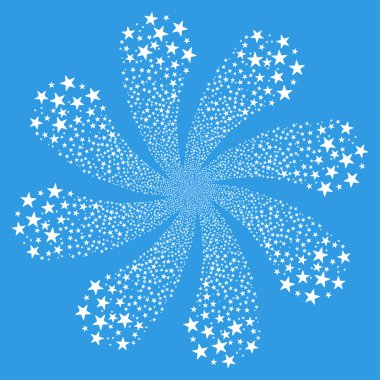 Yıldız Selam çiçek sekiz yaprakları ile