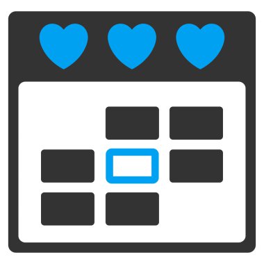 Romantik gün simgesi