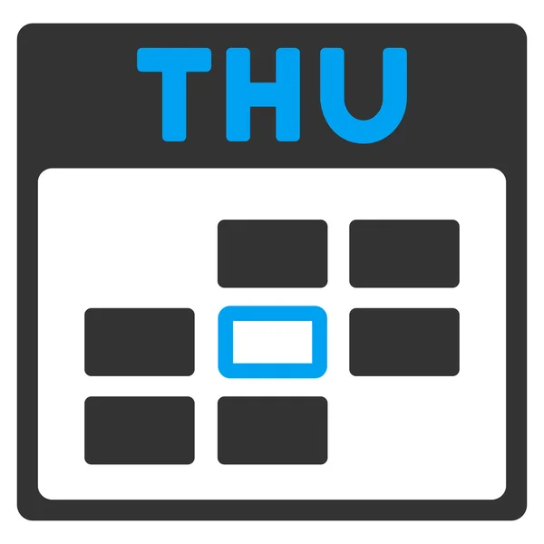 Thursday Flat Icon — Stock Photo, Image