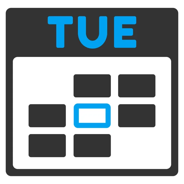 Tuesday Flat Icon — Stock Photo, Image