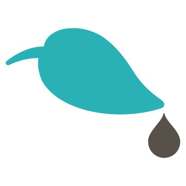 Ekoloji düz simgesi