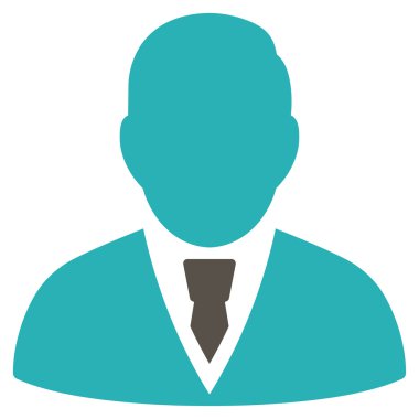 Yönetici Düz Simgesi