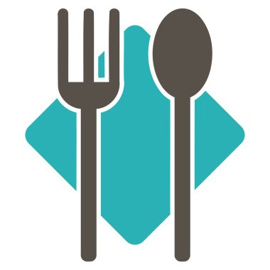 Beslenme düz simgesi
