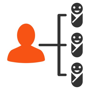 Çocuk bağlantıları simgesi