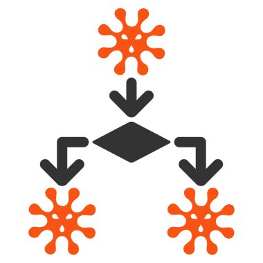 Virüs üreme simgesi