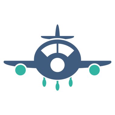 Uçak düz simgesi