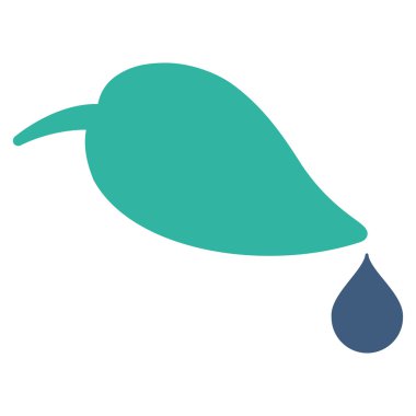 Ekoloji düz simgesi