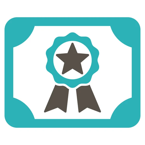 Award Diploma Icon — Stock Photo, Image