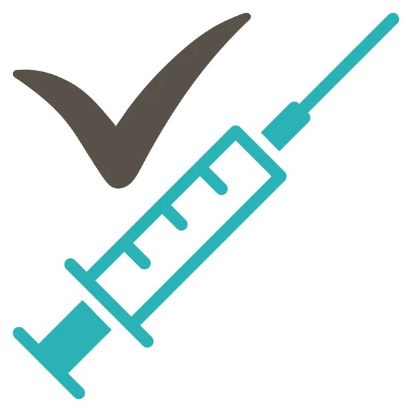 Done Vaccination Icon — Stock Photo, Image