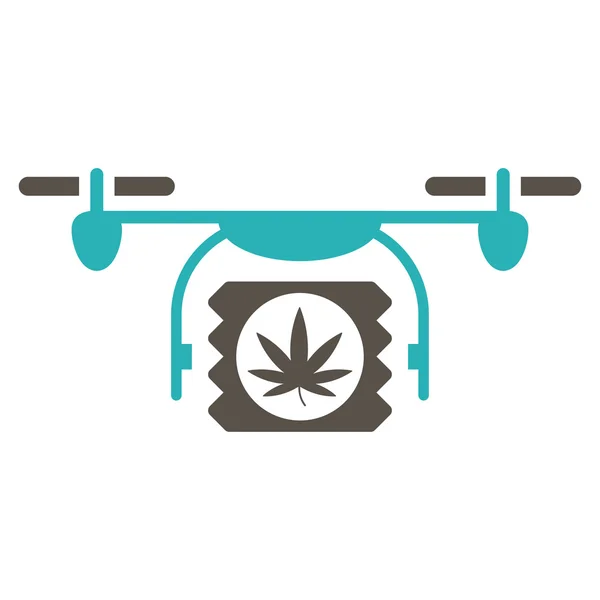Drugs Drone Szállítás ikon — Stock Fotó