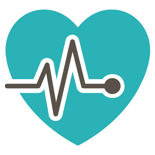 Heart Pulse Icon — Stock Photo, Image