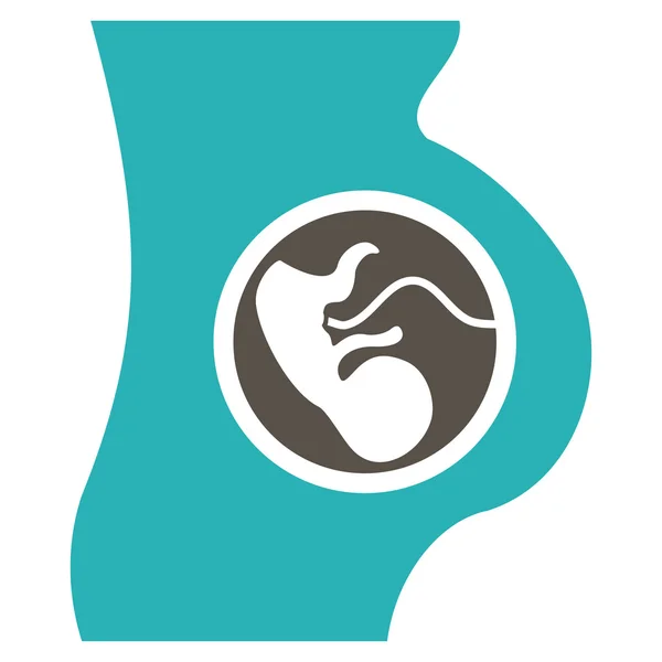 Embarazo Icono plano —  Fotos de Stock