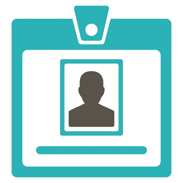 Person Badge Icon — Stock Photo, Image