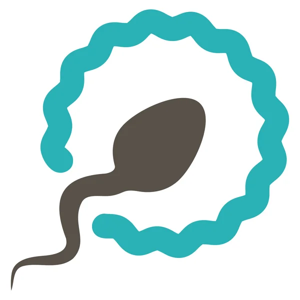 Icono de penetración de esperma —  Fotos de Stock