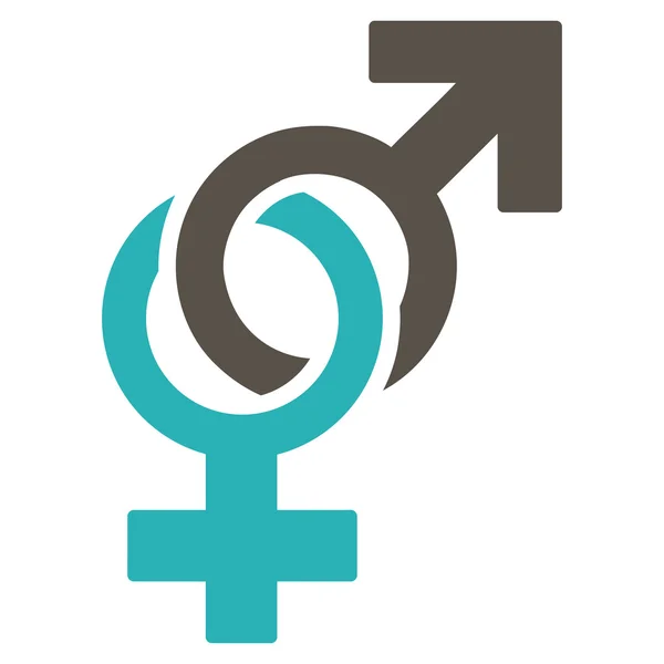 Ikon Simbol Seksual — Stok Foto
