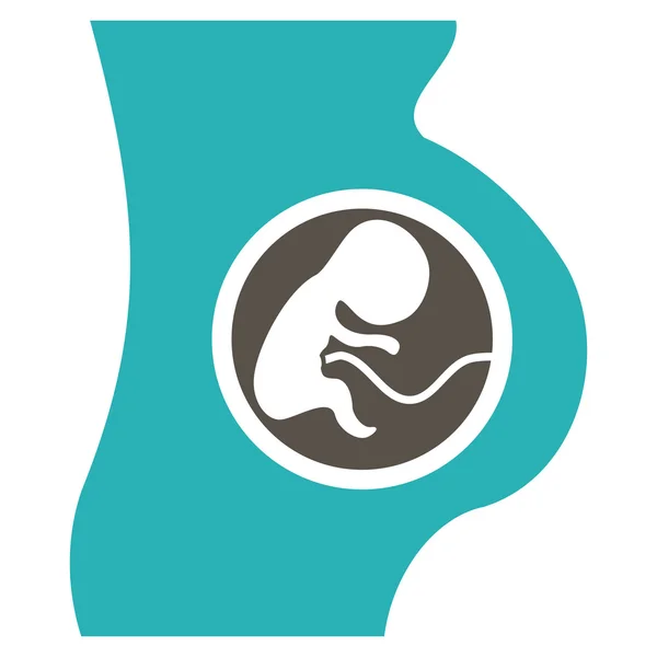 Pregnant Woman Icon — Stock Photo, Image