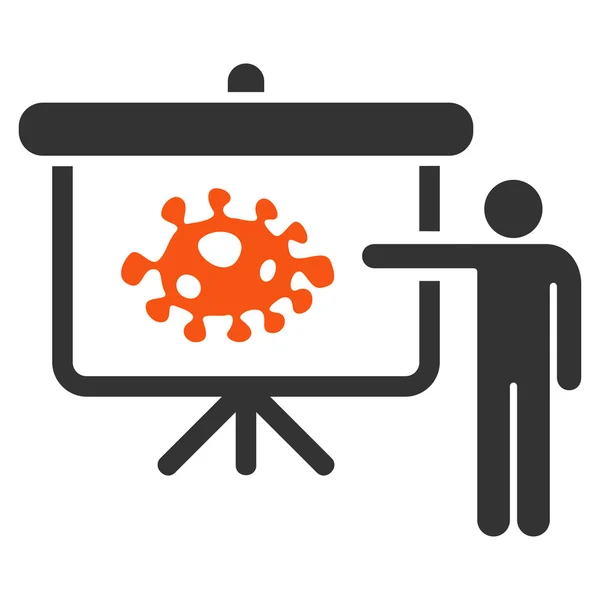 Bacteriën Hoorcollege pictogram — Stockfoto