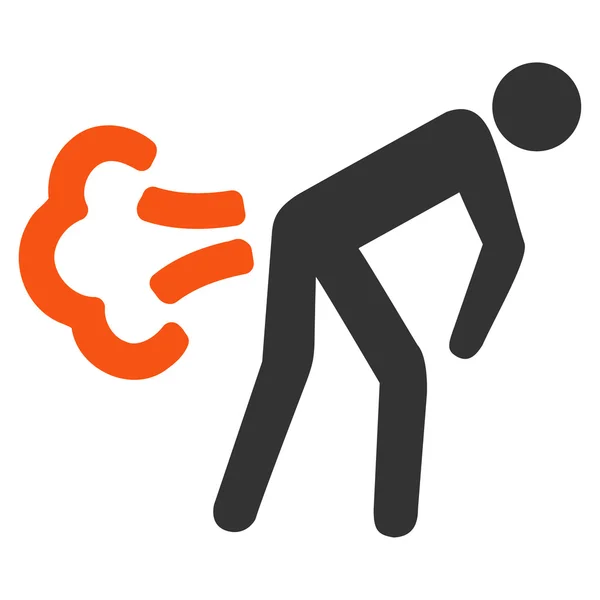 Fart Flat Icon — Stock Photo, Image