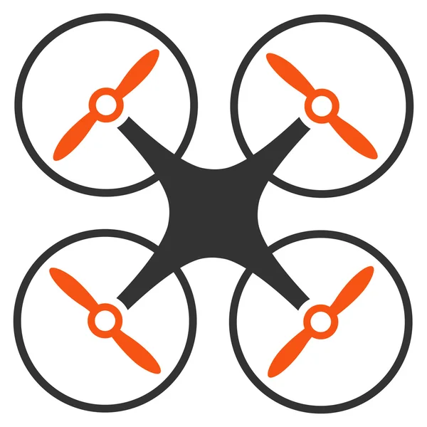 Nanocopter Flat ikonen — Stockfoto