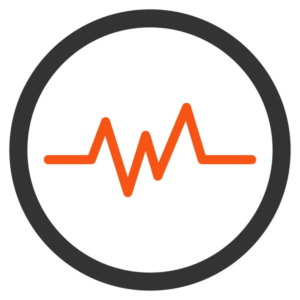 Pulse Monitoring Icon — Stock Photo, Image