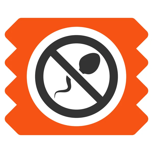 Spermicide Condom Icon — Stock Photo, Image