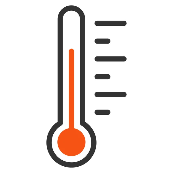 Ícone de nível de temperatura — Fotografia de Stock