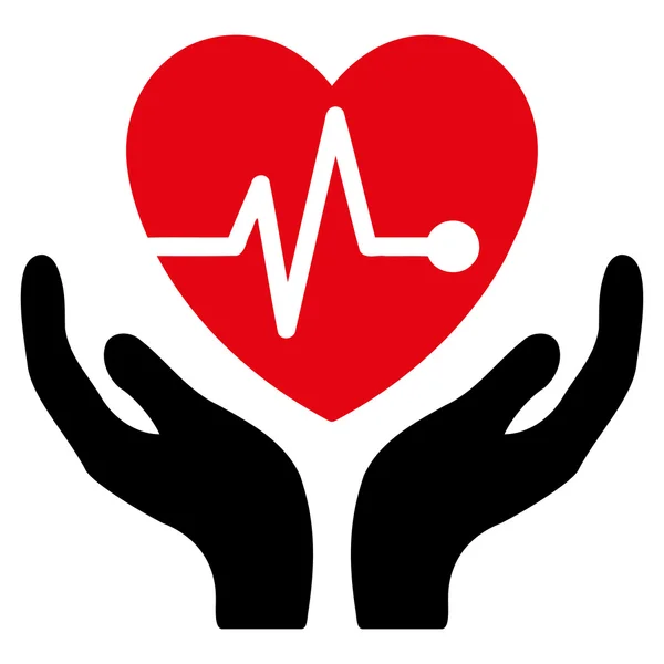 Cardiology Flat Icon — Stock Photo, Image